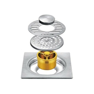 Phễu Thoát Sàn Chống Mùi Hôi Và Côn Trùng Inox304 & đồng, phễu thu nước