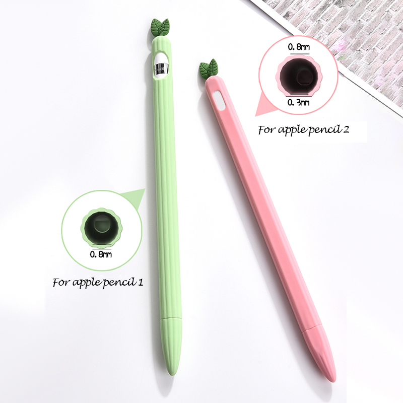 Vỏ silicon bảo vệ bút cảm ứng cho Apple Pencil thế hệ 1 2