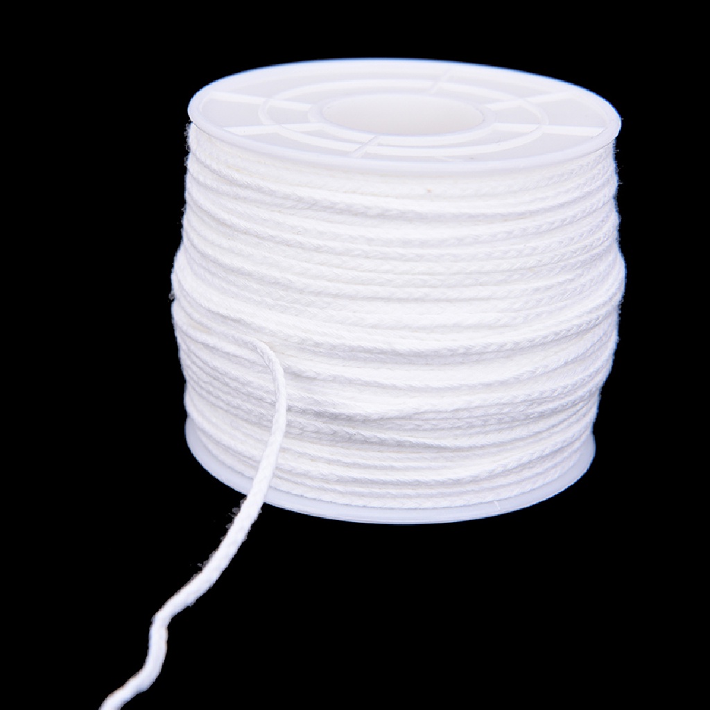 Cuộn Dây Cotton Vuông 61Mx2.5Mm Làm Đèn Cầy Chuyên Dụng