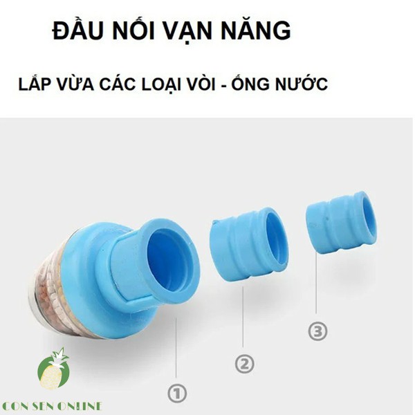 Đầu Lọc Nước Trực Tiếp Tại Vòi 6 Tầng Lọc V4 - Lọc Nước Mini 6 Tầng Có Co Tăng Giảm Gắn Được Mọi Loại Vòi