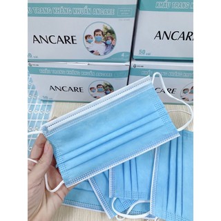 Khẩu trang ancare, khẩu trang xuất khẩu, khẩu trang khang khuan (50c/hộp)
