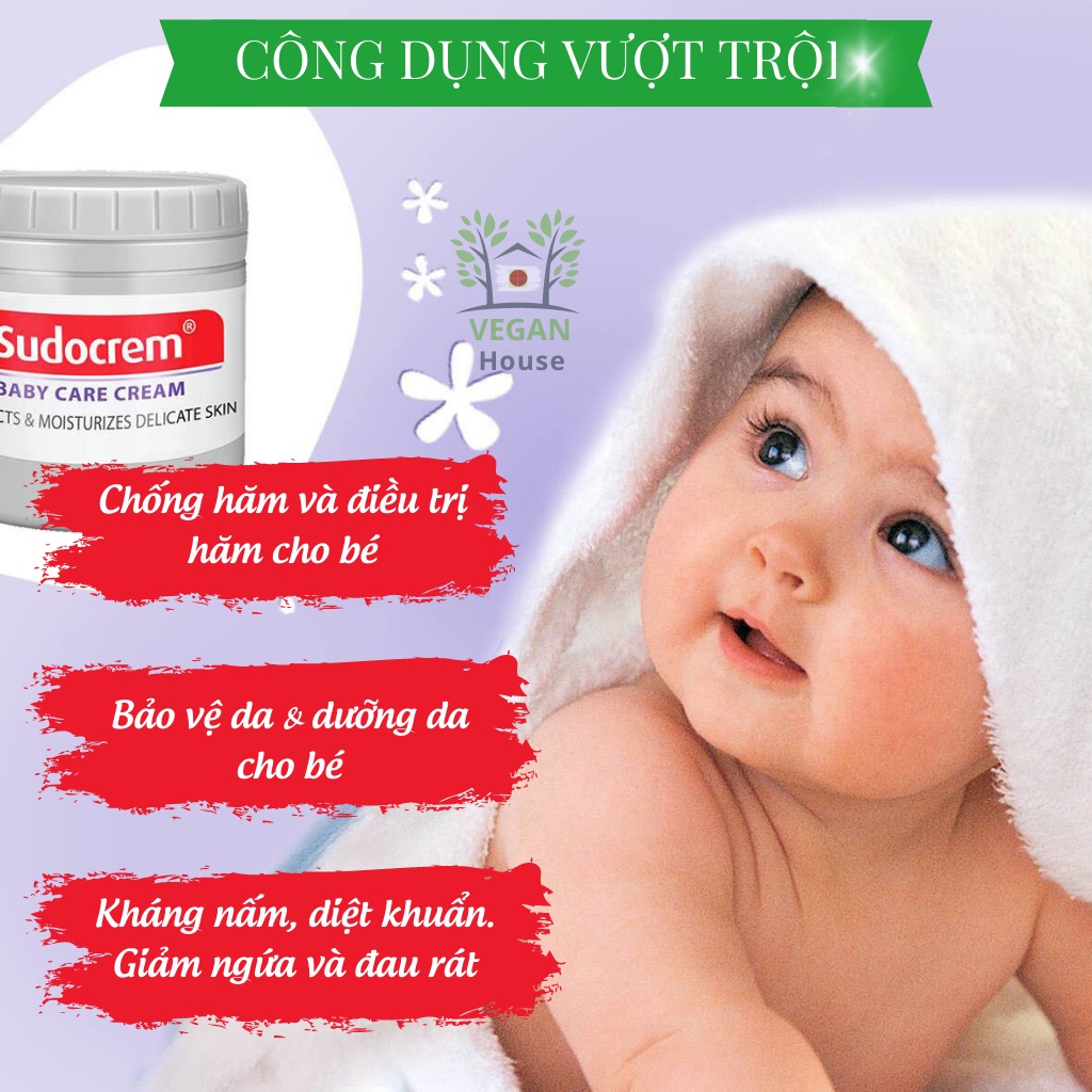 Kem bôi hăm sudocrem cho bé