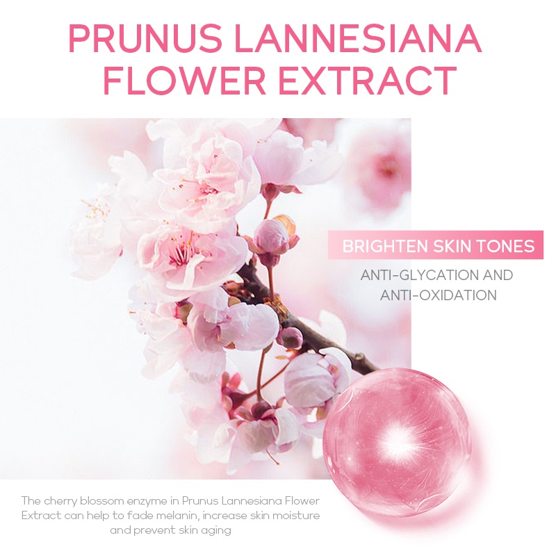 Serum Hoa Anh Đào LAIKOU 15ml Giảm Căng Thẳng Nếp Nhăn Chăm Sóc Vùng Da Quanh Mắt