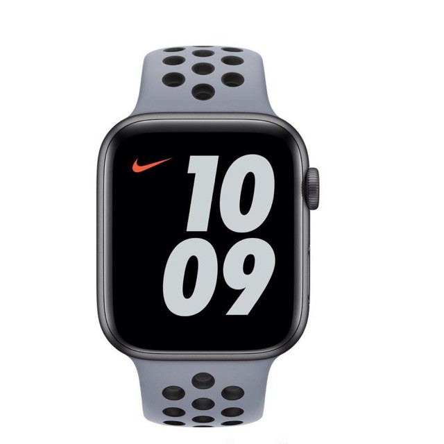 Dây Apple Watch 44mm Obsidian Mist/Black Nike Sport Band – Regular – MG403FE/A – Chính hãng