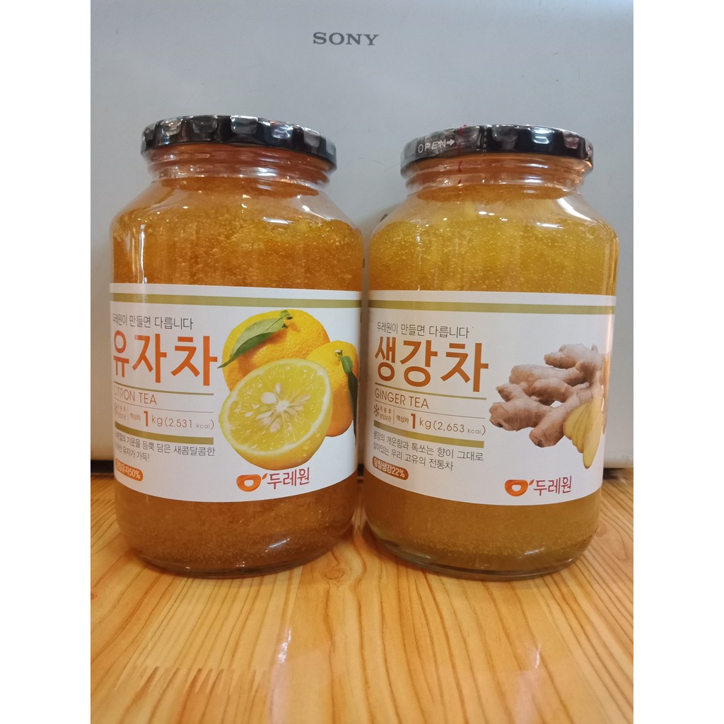 Mật ong chanh gừng Dooraeone Citron Tea Korea cao cấp 1000g Hàn Quốc thumbnail