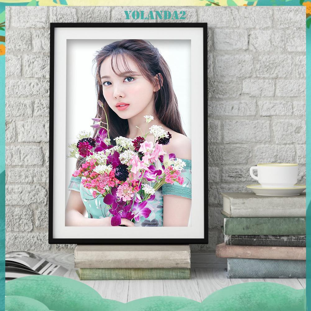 Bộ tranh đính đá 5D hình nhóm nhạc TWICE DIY