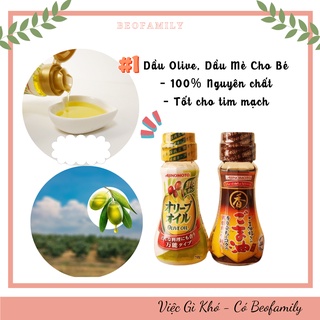 Dầu Oliu Ajinomoto Nhật, Dầu ăn cho bé ăn dặm (Hạn 2023) - Beofamily