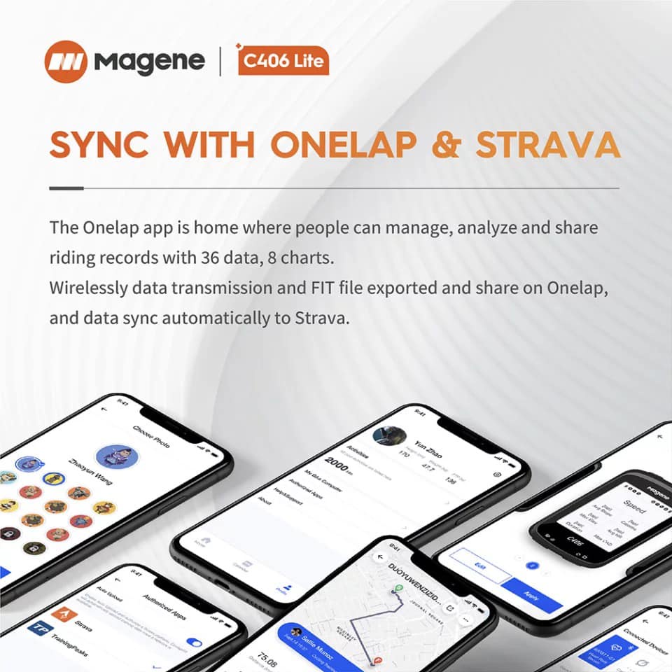 Đồng hồ GPS Magene C406 Không cần nam châm siêu khủng