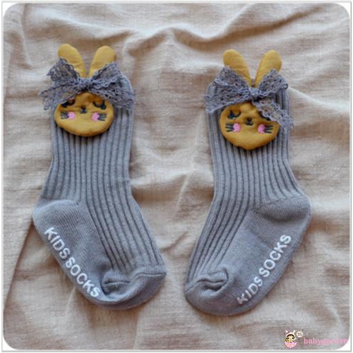 Tất em bé đính nơ đáng yêu dễ thương