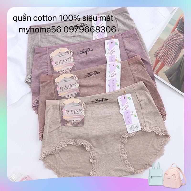 10 quần lót cotton 100% siêu mát 8231 (10 cái)