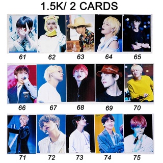 Sale set card V BTS
