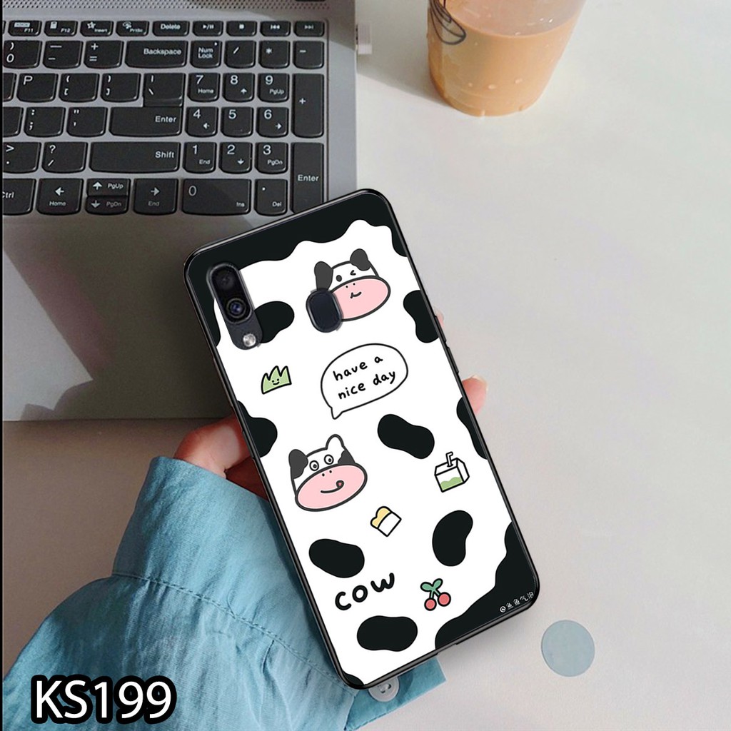 [HOT] Ốp lưng Samsung A10/A20/A30/A40 in hình bò sữa siêu đẹp, độc, lạ_KINGSTORE.HN_Ốp SS A10/A20/A30/A40