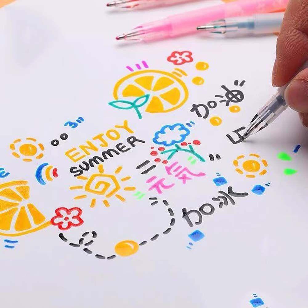 Set 12 Bút Mực Gel Dạng Thạch Dễ Thương