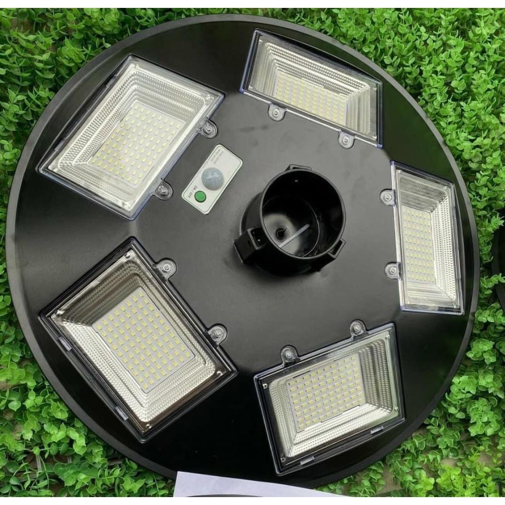 ĐÈN UFO NĂNG LƯỢNG MẶT TRỜI 5 KHOANG LED 250W  TẤM PIN 550x550 - PIN 25000MAH  BẢO HÀNH CHÍNH HÃNG Myor wolf