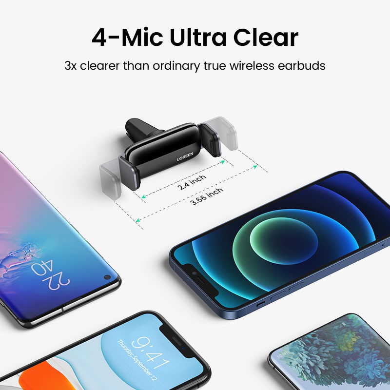 UGREEN Giá Đỡ Điện Thoại Xiaomi Samsung iPhone 12 13 Gắn Lỗ Thông Gió Xe Hơi Tiện Dụng