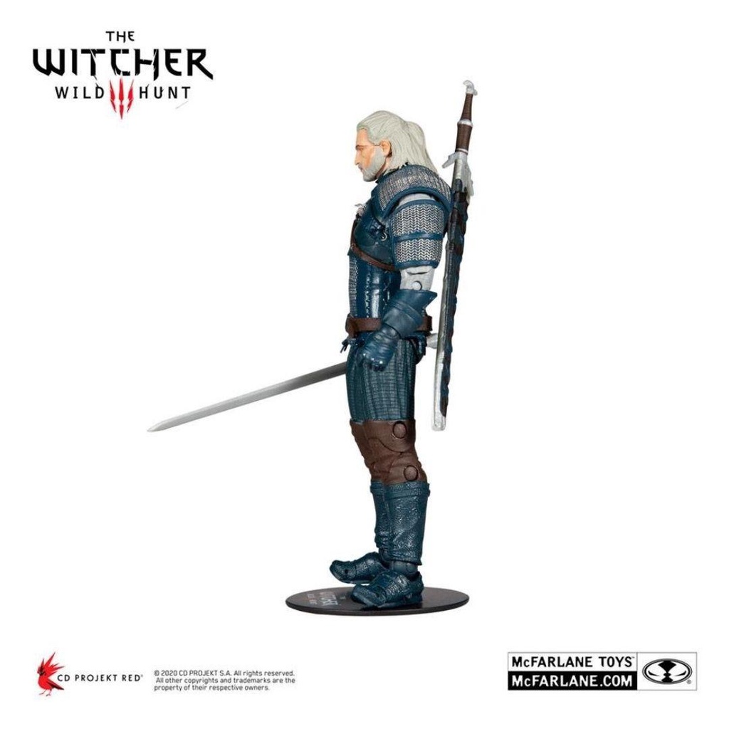 Mô hình The Witcher Geralt of Rivia 18cm Viper Armor McFarlane Nhựa PVC, ABS Mô hình có khớp Chính hãng Mỹ TWMF06