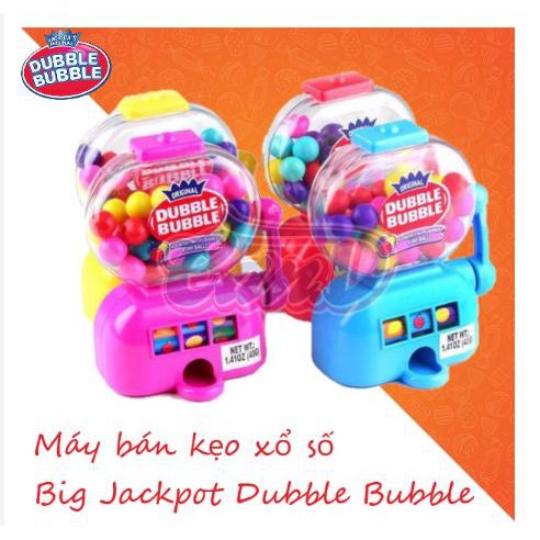 [Siêu Rẻ] Máy bán kẹo xổ số Big Jackpot Dubble Bubble loại to