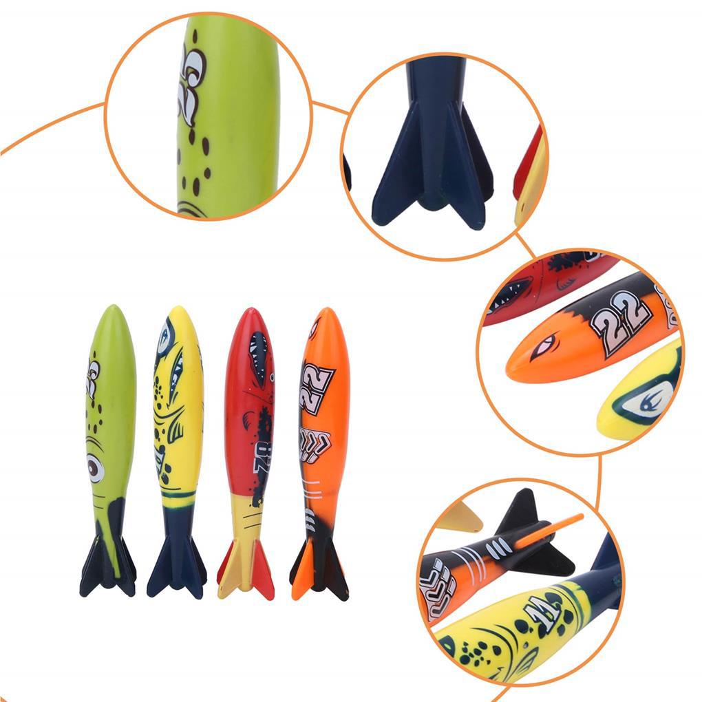 Set 4 Đồ Chơi Tên Lửa Thủ Công Trọng Lượng Nhẹ Dài 2-3M