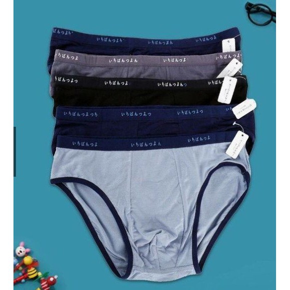 Quần Sịp Nam ❤️FREESHIP❤️ Quần Lót Nam Bikini MUJI Sịp Nam Vải Lụa Cao Cấp Chính Hãng, Kháng Khuẩn Thấm Hút Mồ Hôi