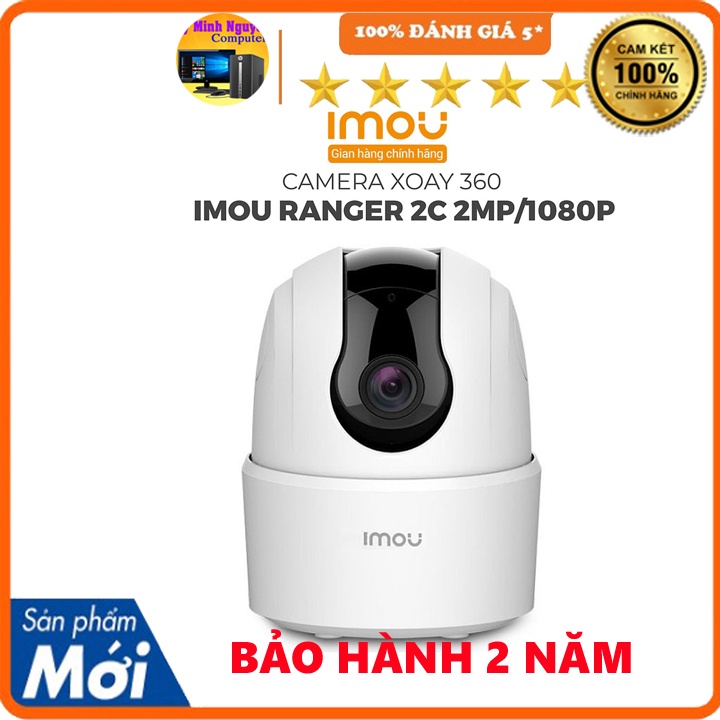 Camera wifi xoay 360 IMOU Ranger2C-D TA22CP-D trong nhà còi hú báo động, chính hãng, bảo hành 24 tháng