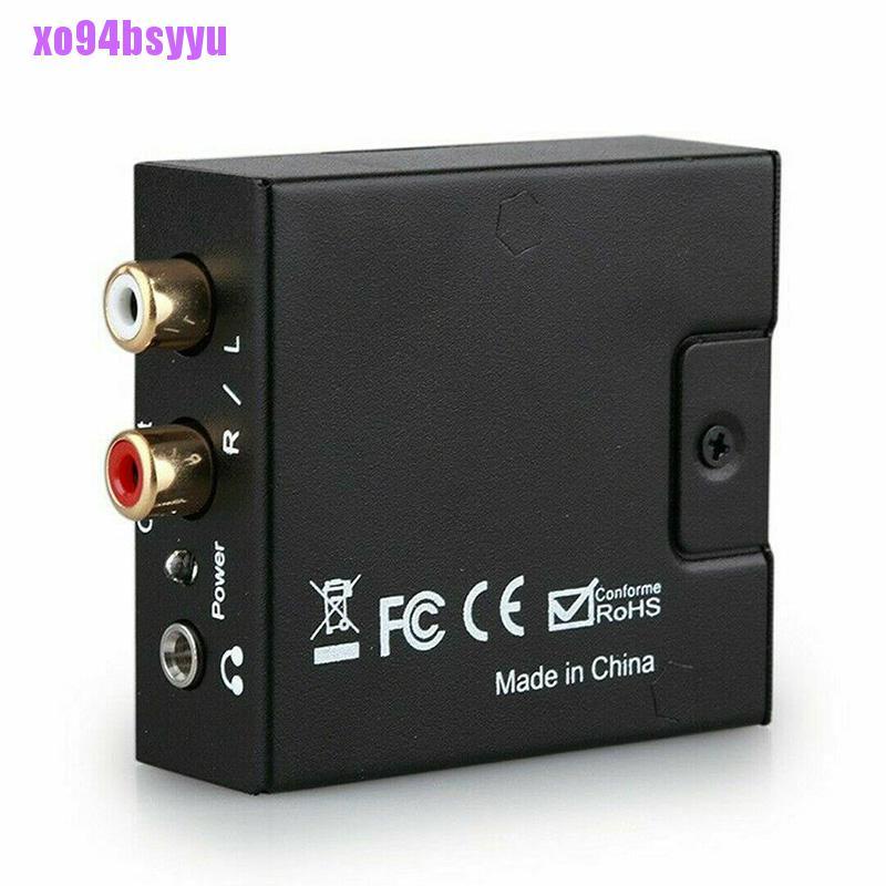 Bộ Chuyển Đổi Âm Thanh Toslink Digital Sang Analog RCA 3.5mm Xo94Bsyu