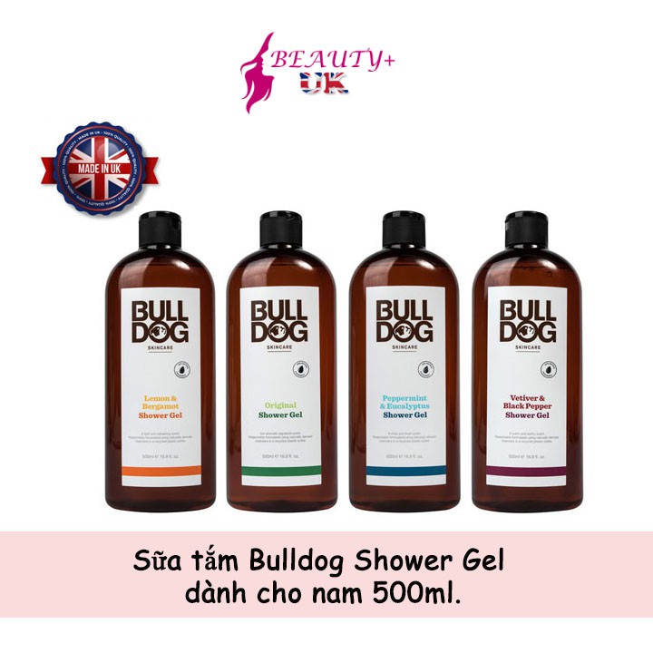 Sữa tắm Bulldog Shower Gel dành cho nam 500ml