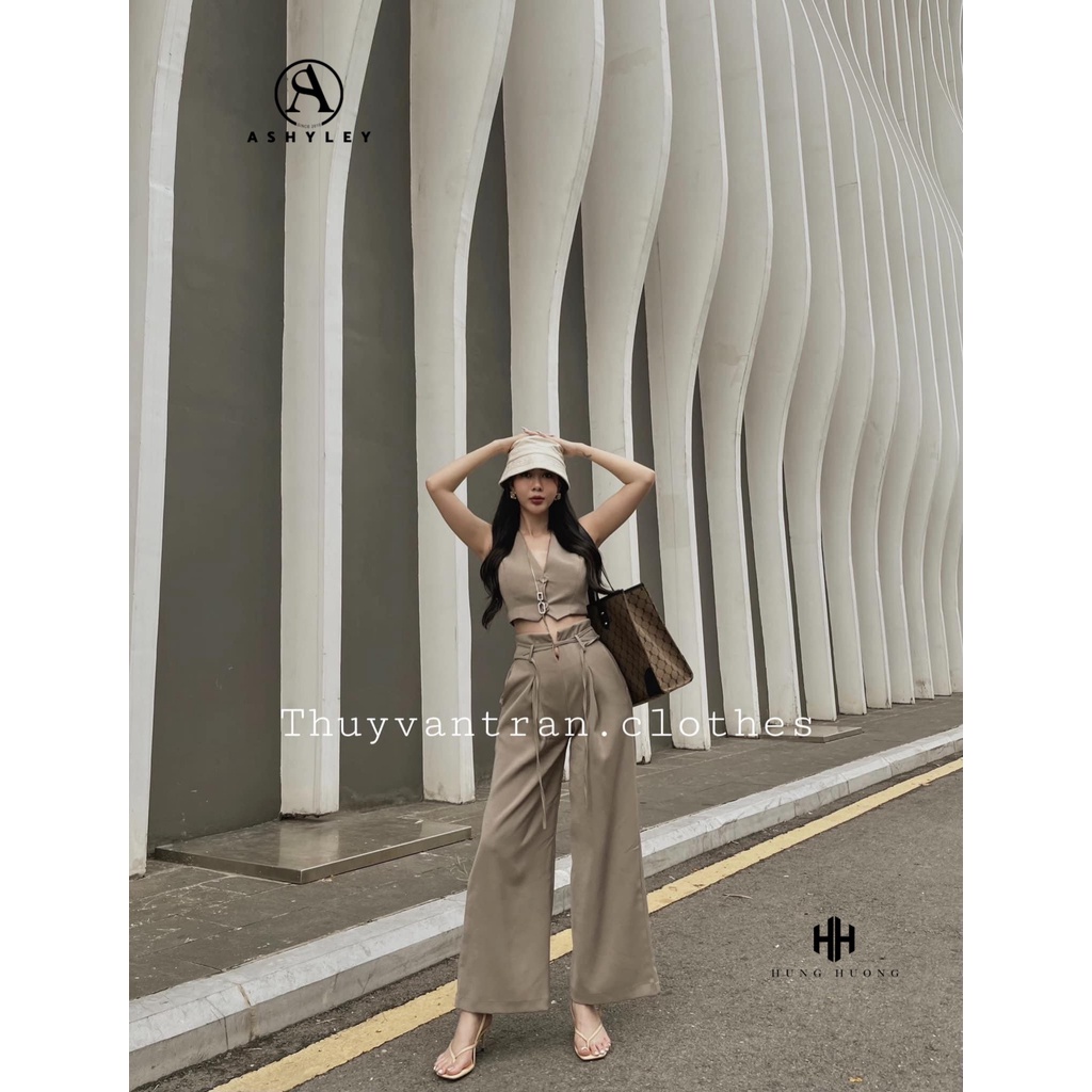SET ÁO VEST GILE QUẦN XUÔNG BELT DÀI HOT HIT