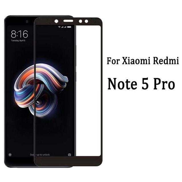Kính cường lực full màn 5D Xiaomi Redmi note 5 pro cao cấp