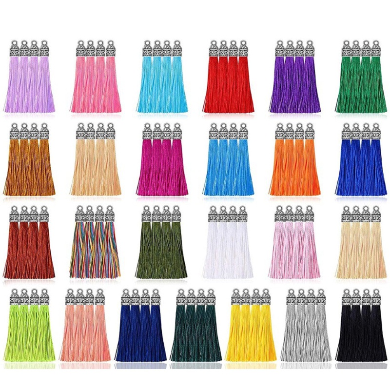 Dây Tua Rua Bằng Sợi Nylon Dùng Làm Móc Khóa / Điện Thoại Phong Cách Vintage