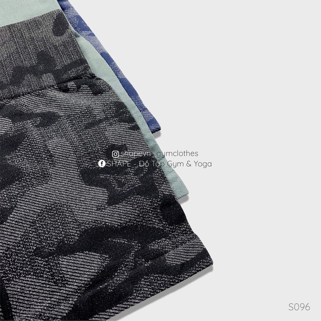 [S096] Quần tập nữ short dệt Army
