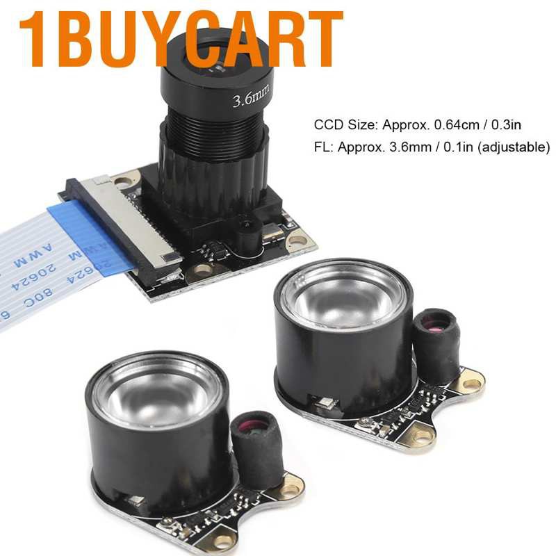Mô Đun Camera Cảm Ứng Hồng Ngoại 1buycart Cho Raspberry Pi 4b / 3b + 2b