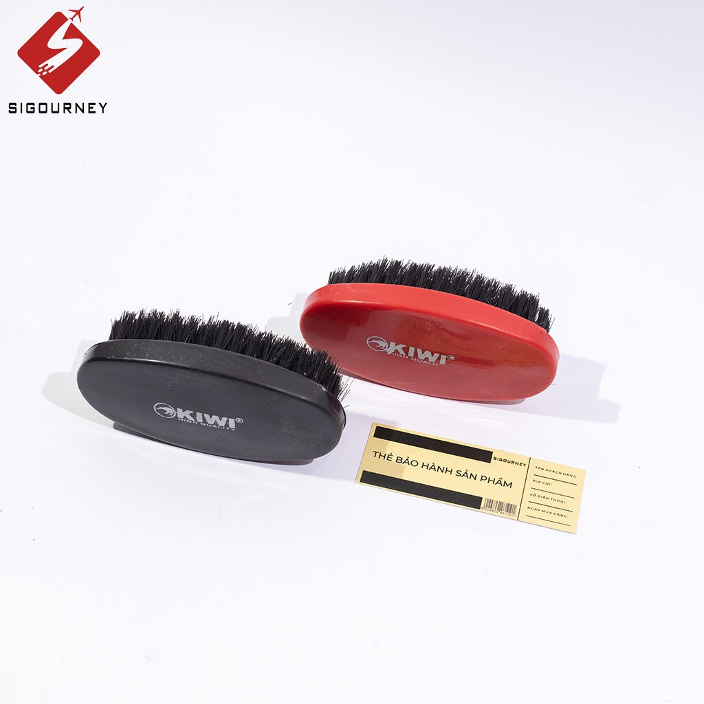 Combo Xi Đánh Giày KIME Và Bàn Chải Đánh Giày - Combo Vệ Sinh Giày Da Chuyên Dụng