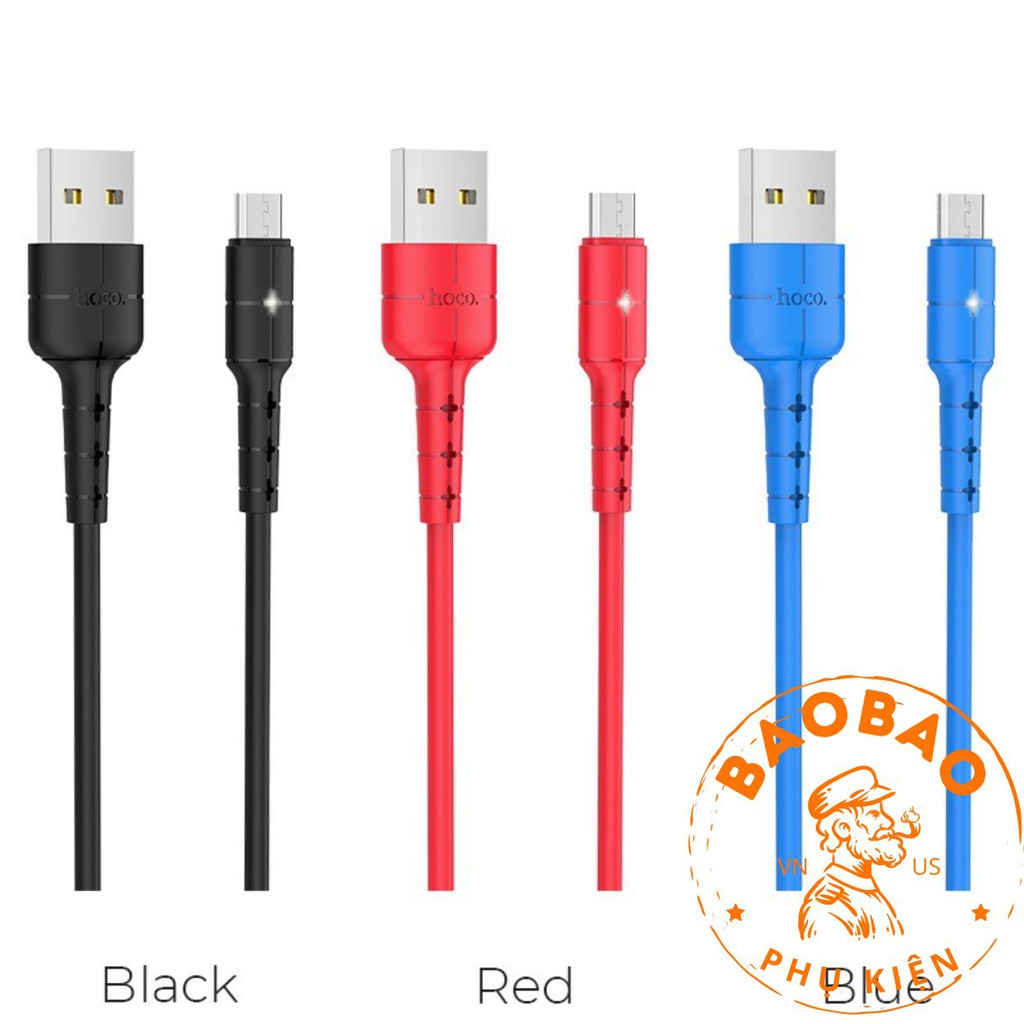 Cáp Sạc Hoco X30 Micro USB Dài 1.2M - Cáp Android