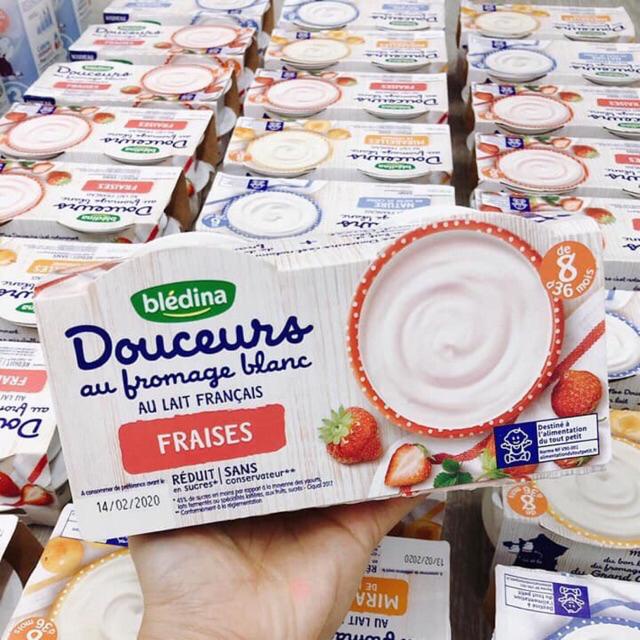 Sữa chua phô mai Bledina Pháp cho bé từ 6 tháng ăn dặm