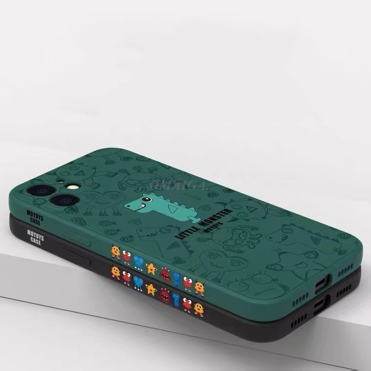 Ốp Điện Thoại Hình Quái Vật Nhỏ Cho IPhone 4 4S 5 5C SE 6 6S Plus 7 8 Plus 7Plus 8Plus IPhone X XS Max XR XSMax 11 Pro 11Pro