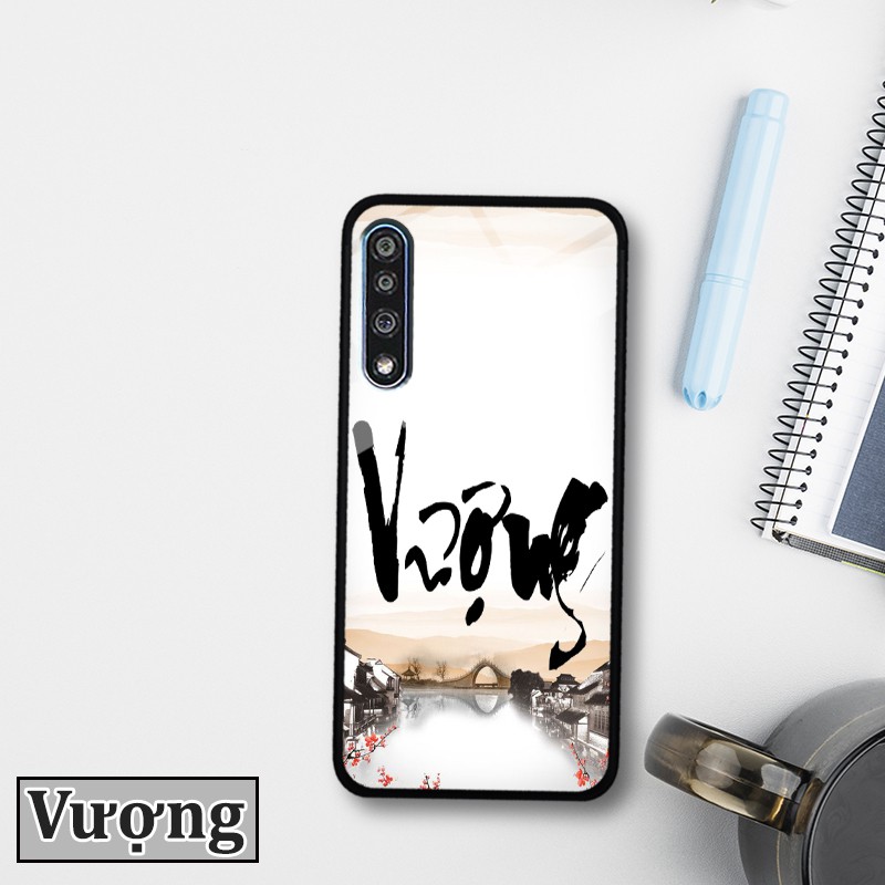 Ốp lưng kính 3D Vsmart Live- chữ thư pháp ý nghĩa