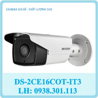 Camera hd-tvi hồng ngoại 1.0 megapixel hikvision ds-2ce16c0t-it3
