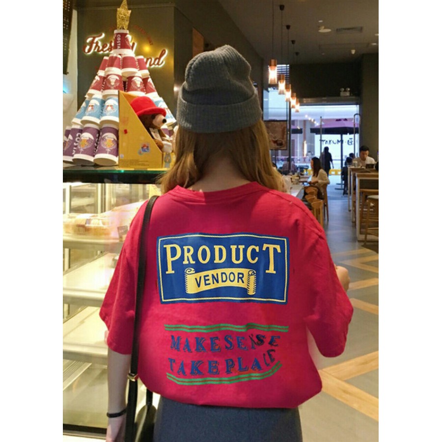 Áo Phông Nữ Dáng Rộng In Chữ So Kiu | WebRaoVat - webraovat.net.vn