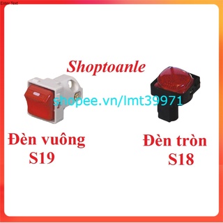 Hạt đèn báo Sino S19 vuông và hạt đèn báo S18 tròn