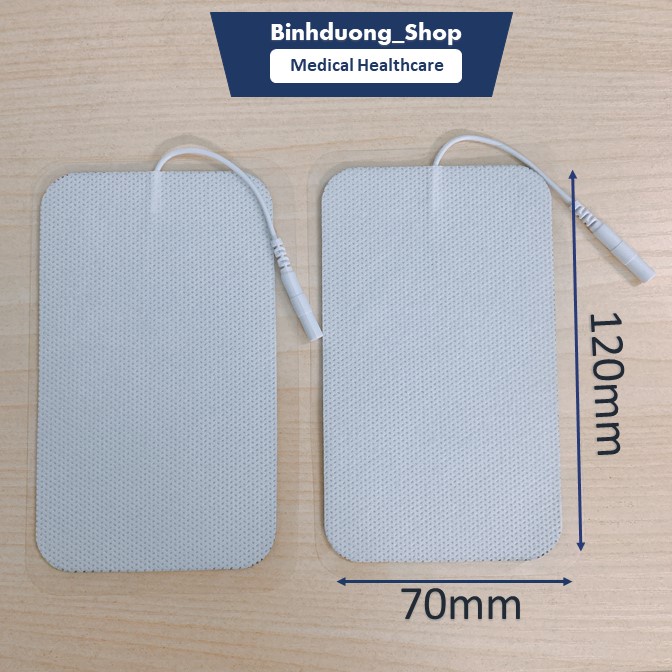 Miếng Dán Xung Điện máy vật lý trị liêu MPT812 va DoctorHome va Dr.Ho kích thước 70x120mm (1 cặp)