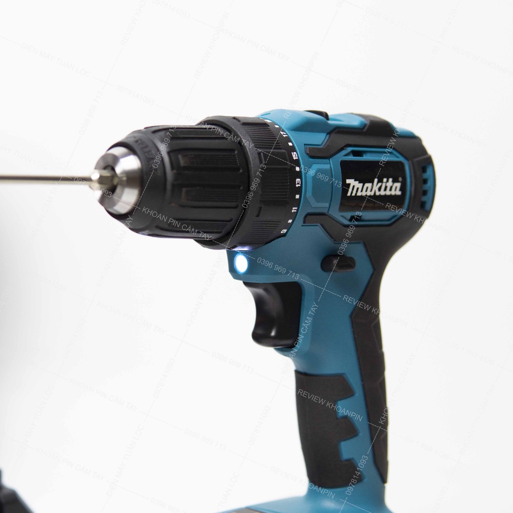 Thân máy khoan pin MAKITA không chổi than lắp vừa chân pin máy siết HITACHI, MAKITA 199v