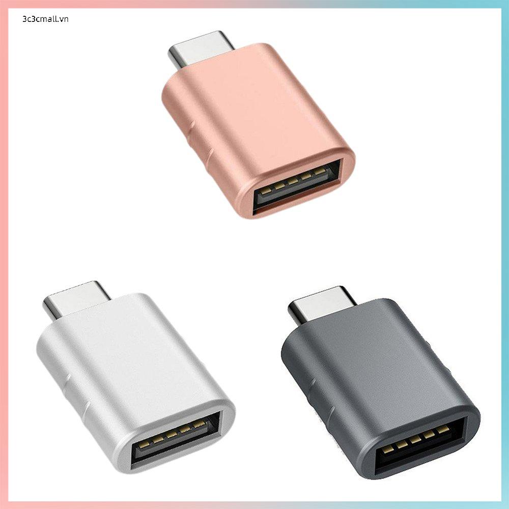 2 Pieces Portable USB3.0 A Female To C Male Transfer Interface Card Reader Notebook Computer Converter