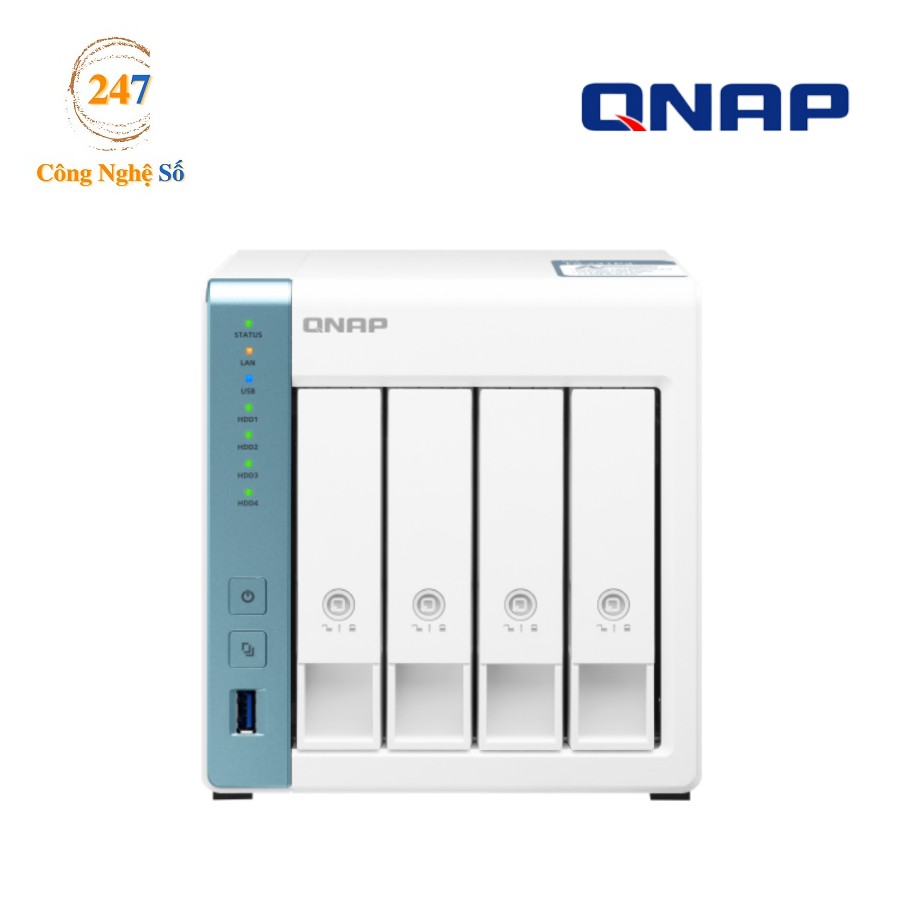 Thiết bị lưu trữ mạng NAS Qnap TS-431P3-4G Công Nghệ Số 247