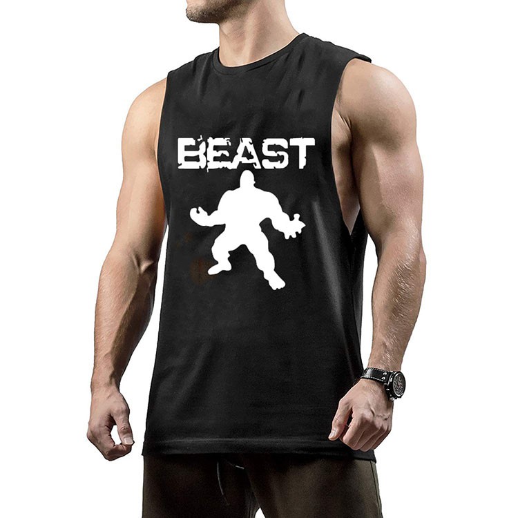 Áo Tập Gym Mùa Hè Mới BEAST -  Áo Tập Gym 3 Lỗ Vải Cotton cao cấp