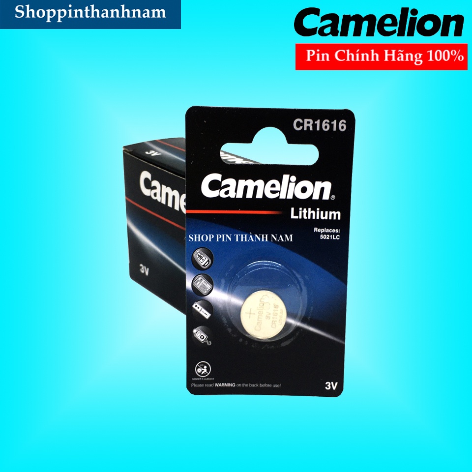 Pin CR1616 Camelion Lithium 3V Vỉ 1 Viên Cao Cấp