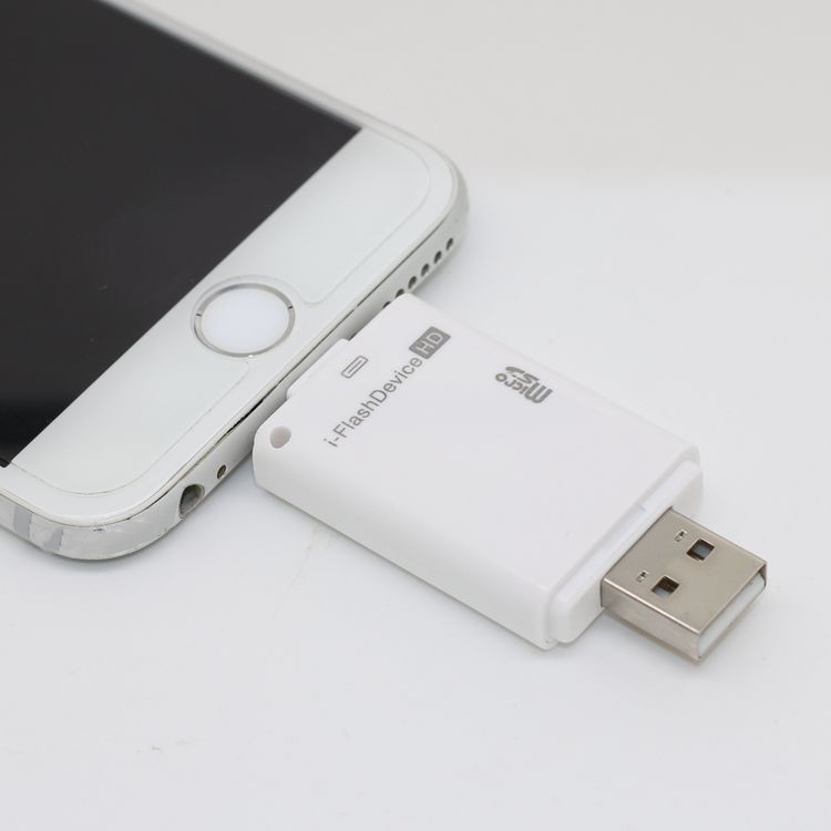 Đầu đọc thẻ nhớ cho iPhone iPad - i-FlashDevice HD Card Reader