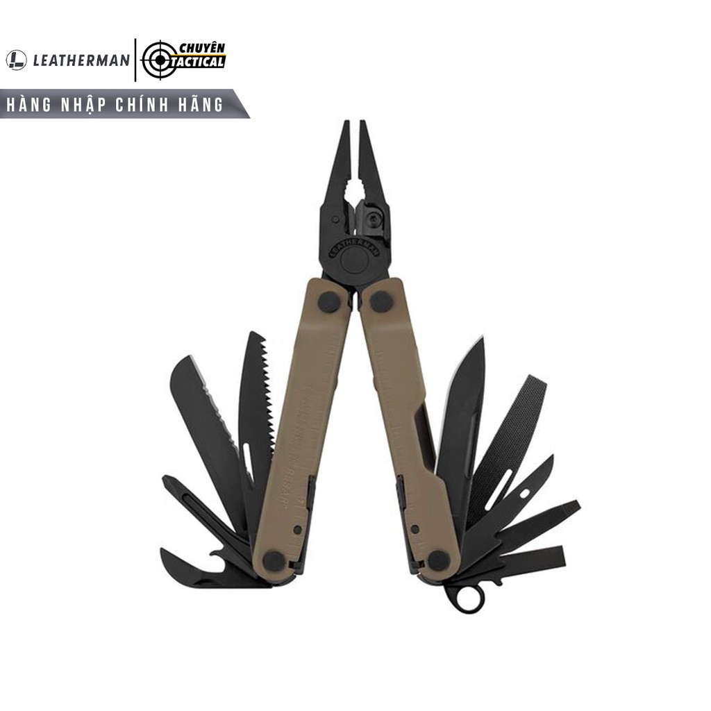 [CHÍNH HÃNG] Dụng cụ đa năng Leatherman Rebar - Coyote Tan - Phân phối chính hãng - Bảo hành 25 năm