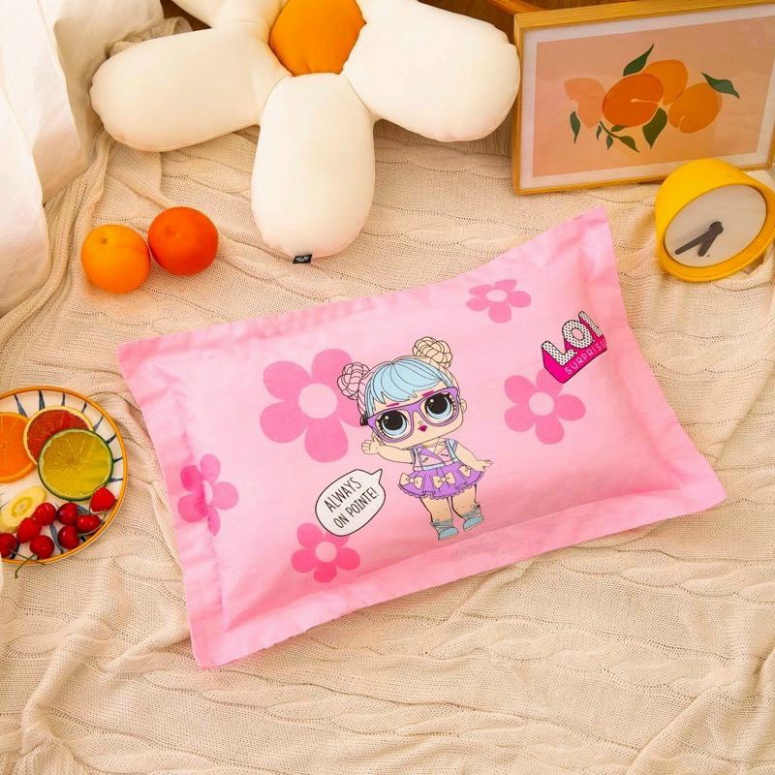Gối trẻ em cotton 100% size 30x50 cm, gối cho bé đi học mẫu giáo mầm non Dream Bedding Giá rẻ