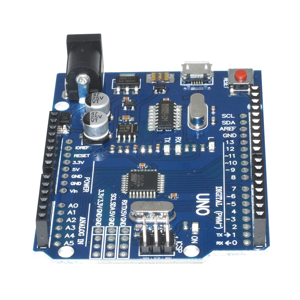 Arduino UNO R3 Micro USB ATMEGA328P-16AU CH340G Phiên bản mới nhất