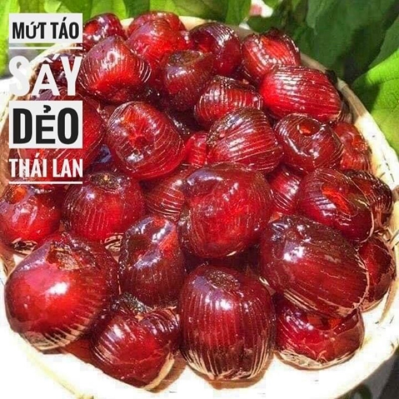 Mứt táo sấy dẻo Thái Lan tách hạt - Lon 500g  [FREE SHIP] TỪ ĐƠN 50K, [Loại Đặc Biệt] Hàng ngon nhà làm